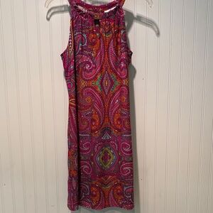 Jude Connolly Paisley Print Halter Dress Size S